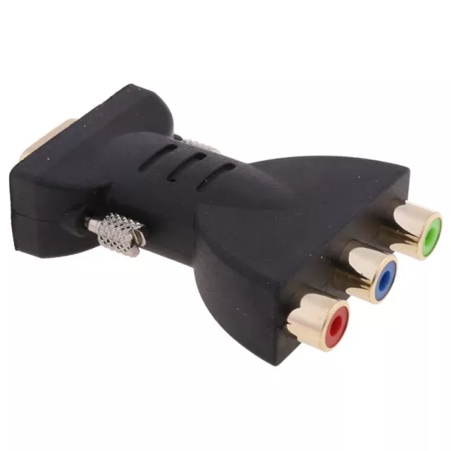 Professional VGA to 3RCA Cables Wire Connector Component Video Jack Connector