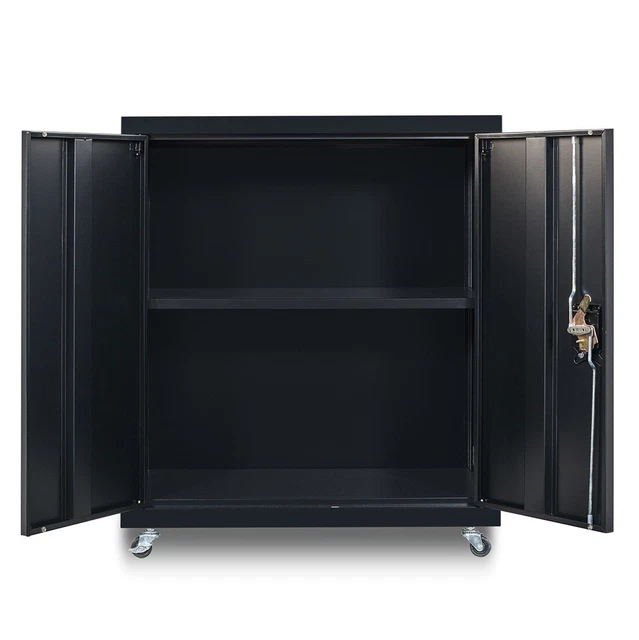 METAL GARAGE STORAGE Lockable Home Office w/Adjustable