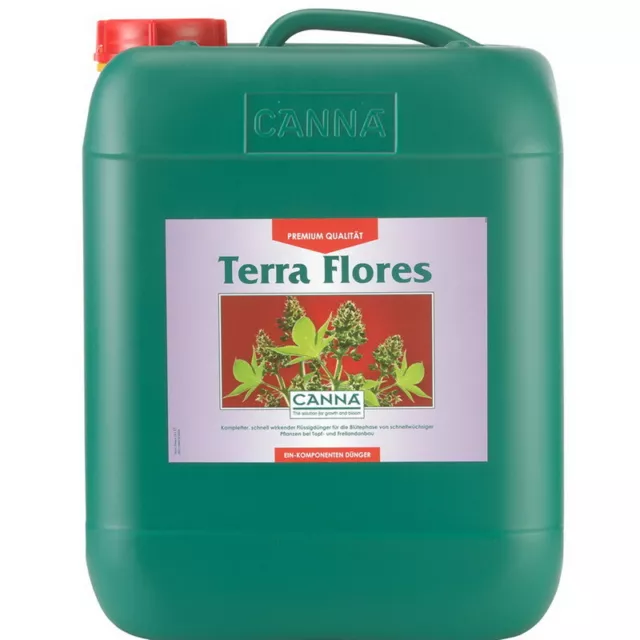 CANNA Terra Flores 10 L, Blütedünger für Erde mit Phosphor,Kalium