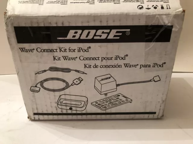 New Sealed Inside Box Bose Wave Connect Kit For Ipod 297568-110C