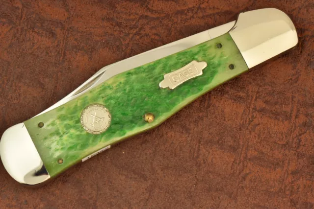 Case Xx Usa Nkca Green Bone Jumbo Coke Bottle Knife 1990 61050 Ss 1/1000 (15322)