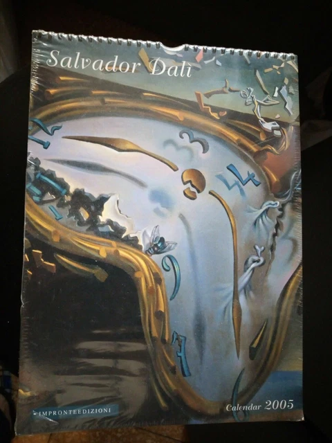 Salvador Dali' Calendario 2005 Stampe Arte Surrealismo Nuovo