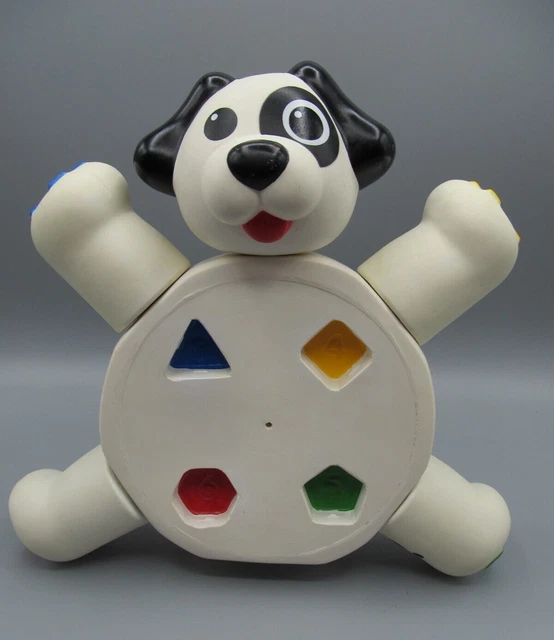Vintage 1992 Today's Kids Dog Matching Color Shape Number Toy Sorter Educational