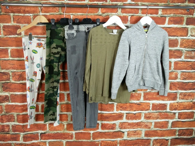Pacchetto Ragazza Età 6-7 Anni Zara Looney Tunes Ecc Pantaloni Felpa Con Cappuccio Top 122Cm