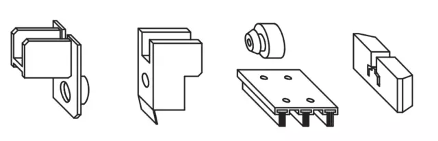 MAICO Tappo RAIL-SYSTEMS confezione accessori guida per alzante scorrevole col.