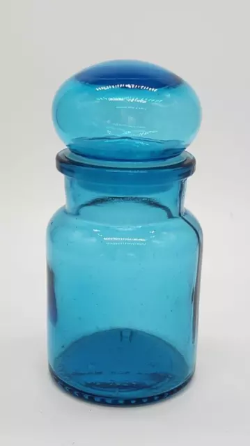 17.1 Apothekerglas Flasche Blau * Container Made in Belgium