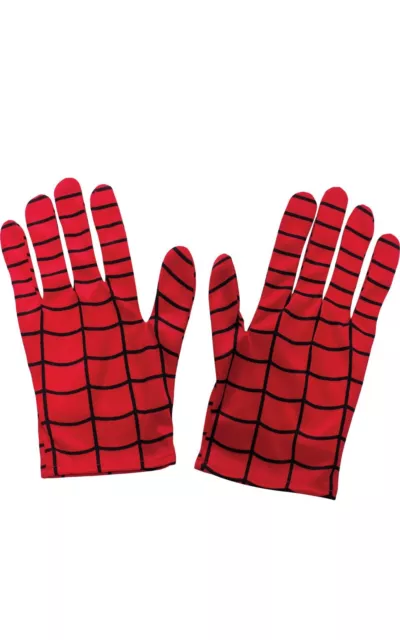 Child Spider-Man Gloves Red