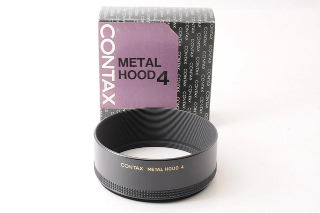 【ALMOST UNUSED TOP MINT+】CONTAX METAL HOOD 4 86mm IN BOX From JAPAN