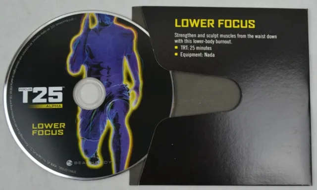 Replacement (DVD) Shaun T : Focus T25 Get It Done - Workout Alpha - Lower Focus