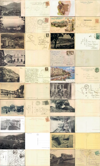Lot De 46 Cartes Postales De Bitonto (Bari) - Paysages Noir Et Blanc - Collection Neuve - Italie