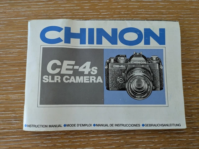 Boîtier Chinon CM-4 – Reflex Argentique, Pour Pièces