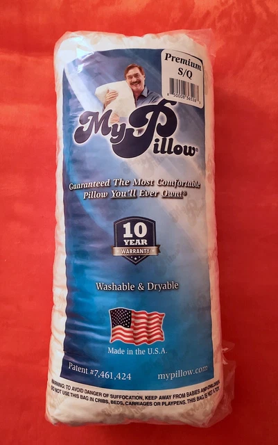 MY PILLOW Premium S/Queen White Label Made in the USA - Brand New