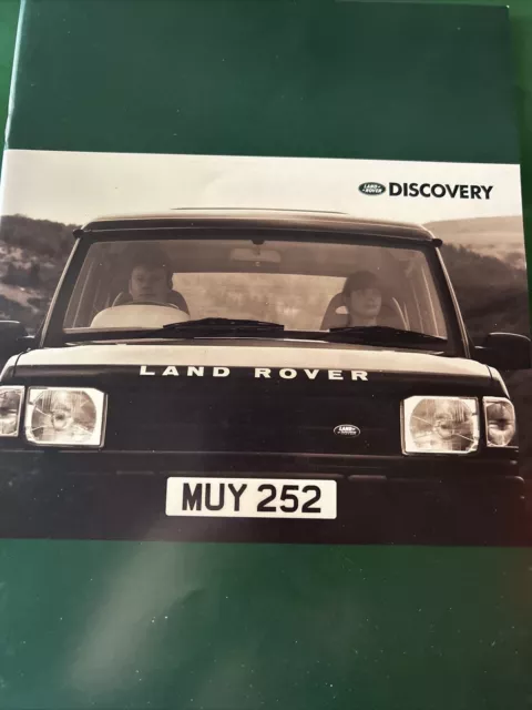 Land Rover Discovery Original Car Sales Brochure Collectable From 1995