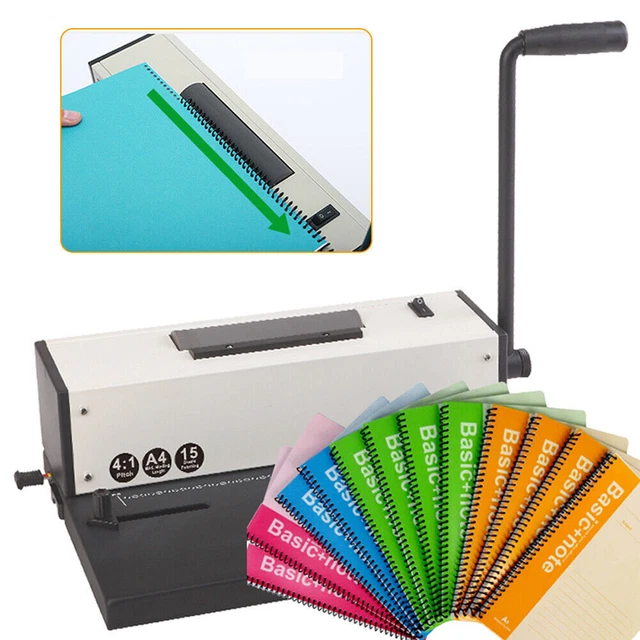 46 HOLE PUNCHING Binding Machine Spiral Coil Binder Puncher All Steel