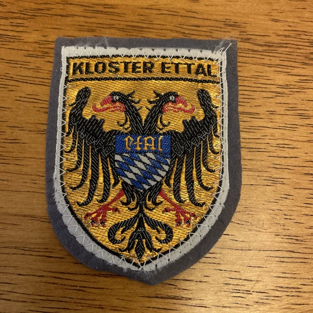 Vintage Travel Souvenir Felt Patch - Kloster Ettal Germany