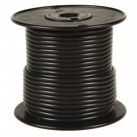 Grote 87-7002 14 Awg 1 Conductor Stranded Primary Wire 100 Ft. Bk, Max.