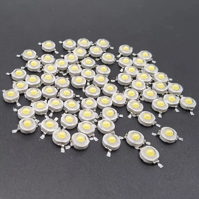Tout Neuf LED Haute Puissance Lumen Lampe Perles 3W Blanc 180 Degrés Beam Angle