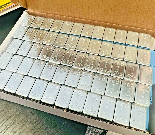 50 Pesi Adesivi Per Equilibratura Cerchi - Nero, 5g X 12, Strisce In Acciaio Zincato - Foto 7