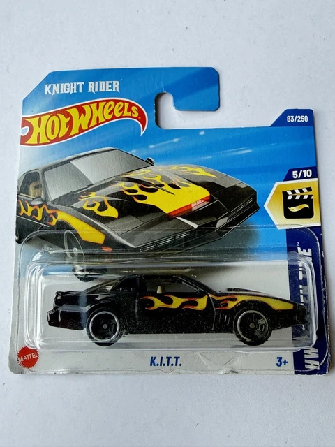 Hot Wheels K.I.T.T. – HW Screen Time 5/10 – Échelle 1:64 – Knight Rider – Mattel 2025 – Carte Courte