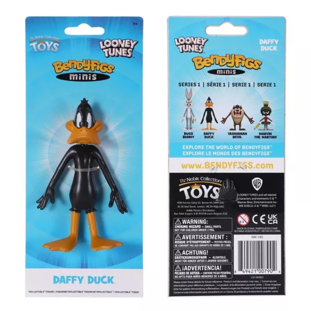 The Nobel Collection Looney Tunes Bendyfigs Minis - Daffy Duck