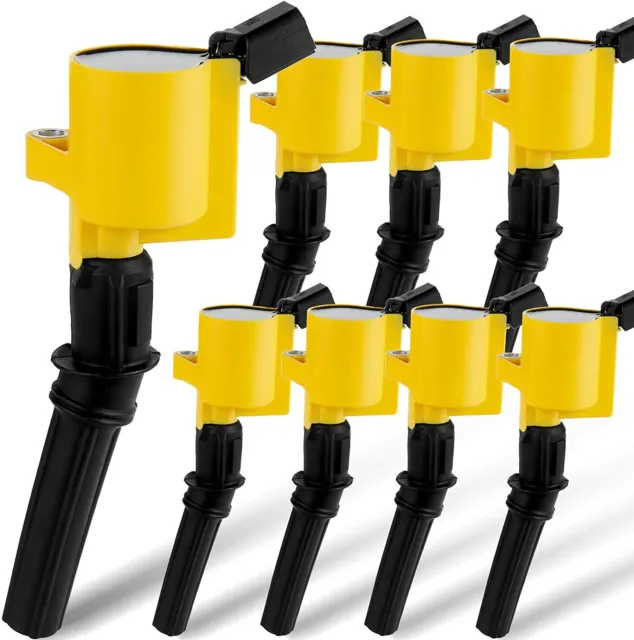 Ignition Coils 8 Pack For Ford 4.6L 5.4L F150 F250 F550 Lincoln V8 DG508 FD503