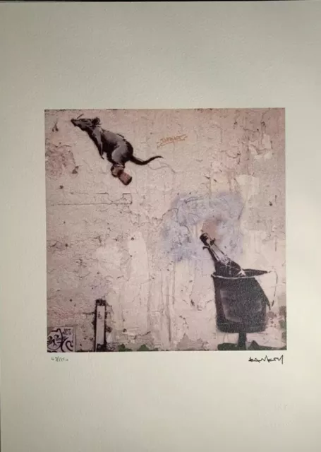Lithographie Print - Banksy