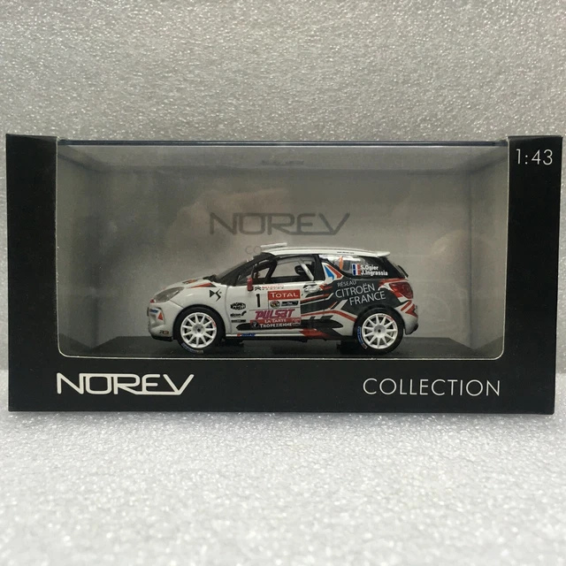 Miniature Norev 1/43 - Citroën DS3 R3 Ogier Rallye Du Var 2010, Neuve