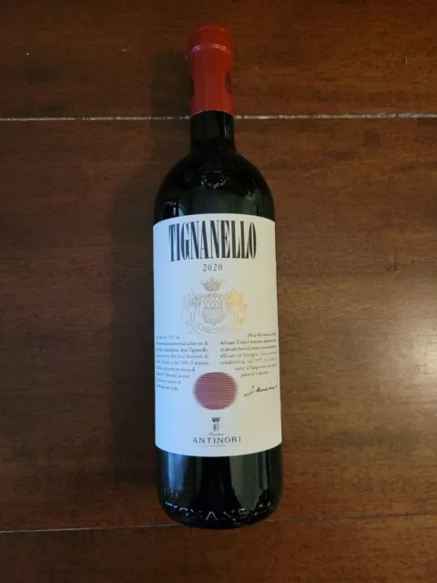 Tenuta Antinori Tignanello anno 2020 bottiglia di vino rosso da 0,75 L