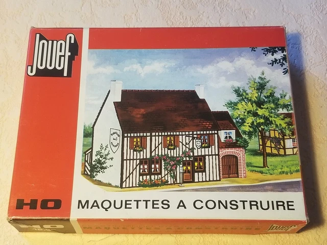 Décor Maquette Jouef La Chaumière Normande, Référence 1967, Occasion