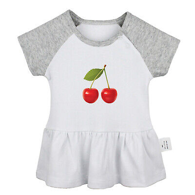 Frutta Ciliegia carino Abiti Neonato Baby Princess Dress 0-24 mesi vestiti per Bambini