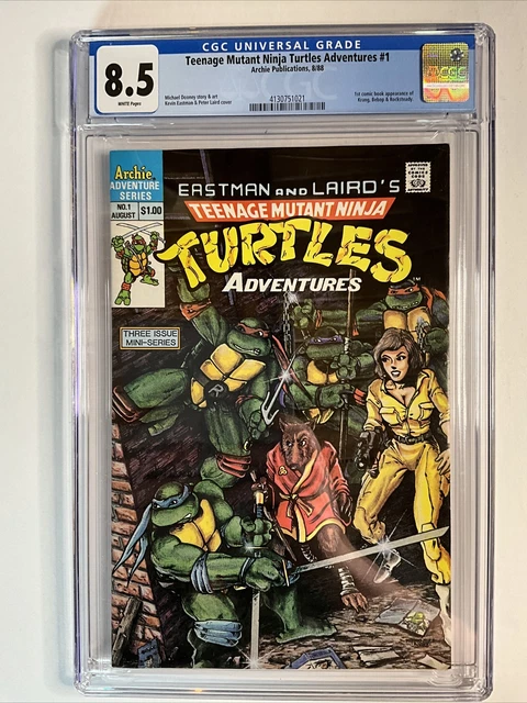 Teenage Mutant Ninja Turtles Adventures #1 (1988) 8.5 CGC Key Issue High Grade