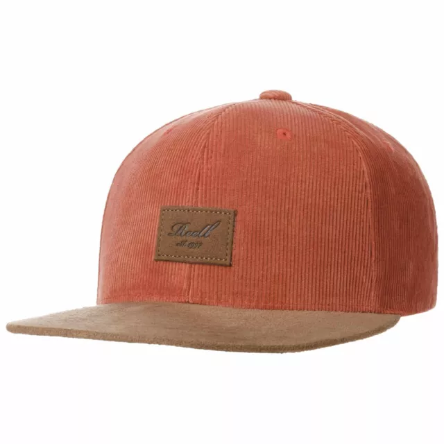 REELL New Suede Cap Flat Brim Snapback Basecap Baseballcap Caps