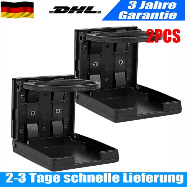 2 portabevande VW Bus T3 T4 portabicchieri portabicchieri supporto bevande NERO DHL