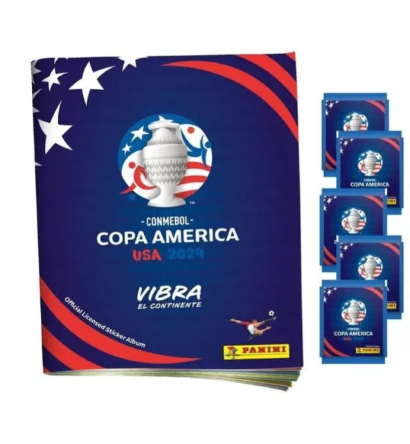 PANINI COPA AMERICA 2024 Stickers 150 envelopes + album FREE SHIPPING £