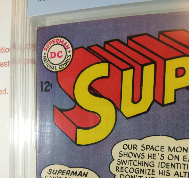 💥 CBCS 9.0 VF/NM SUPERMAN #173 DC COMICS BATMAN LEX LUTHOR BRAINIAC 1964 cgc 3