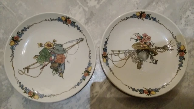 Sous Tasses à moka OBERNAI H Loux Sarreguemines