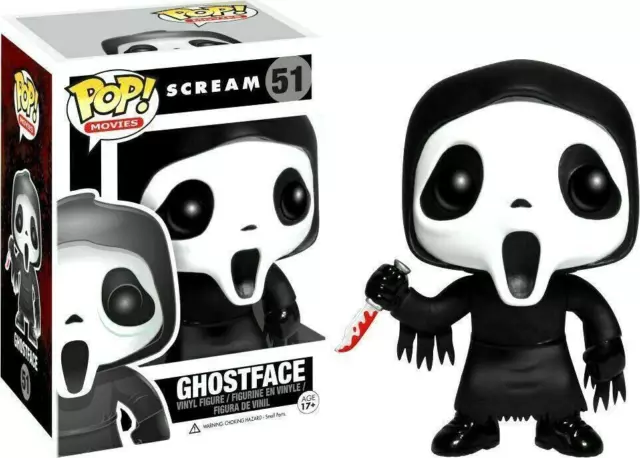 Funko Pop! Hot Ghost Scream Face #51 The Movie Horror Ghostface Vinyl Figure