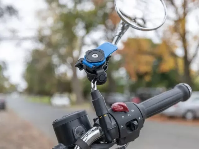 Motorcycle Mirror Phone Mount Holder and Shock Absorber For Scooters and Bicycle