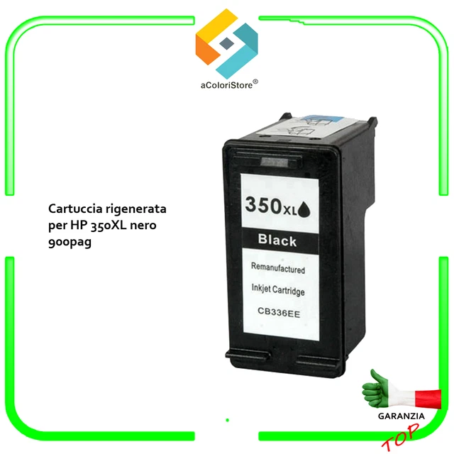Cartuccia hp 350 XL rigenerata per HP Deskjet D4260 D4263 D4245 Photosmart Nero