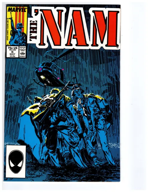 The Nam 6 Nm 9.4 White Pages 1987 Marvel