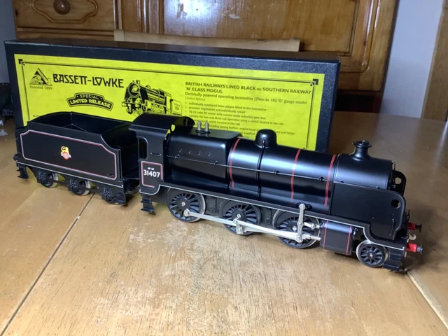 Bassett Lowke O Gauge 2 or 3 Rail DC BR Black 2-6-0 N Class Mogul Loco 31407