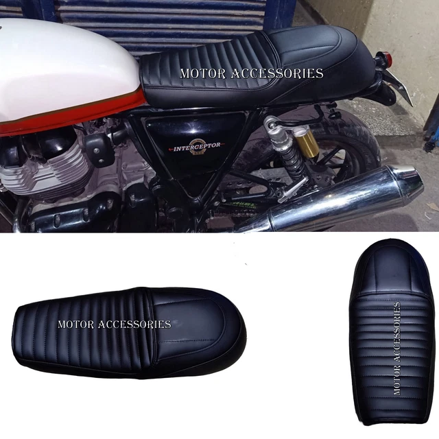 royal enfield seat cover leather black