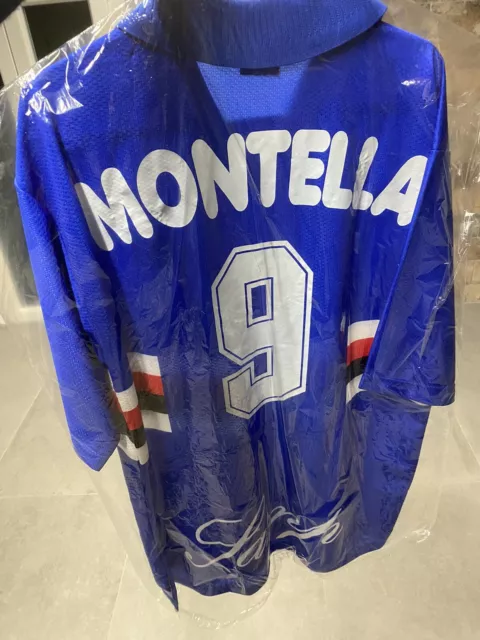 maglia calcio vintage sampdoria montella