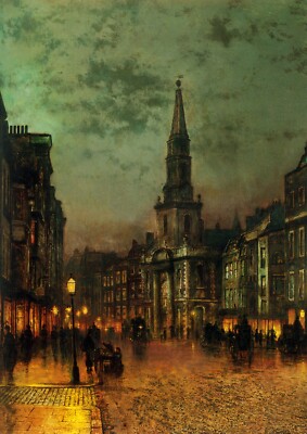 CINGHIALE Lane Leeds da Lamplight Vol.1 by John ATKINSON GRIMSHAW Cotone Asciugamani 