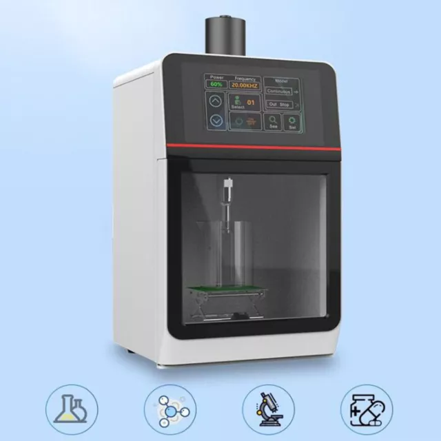 Integrated Ultrasonic Homogenizer Sonicator Cell Disruptor Emulsifying Mixer
