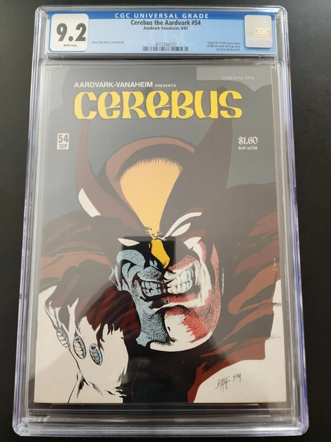 CGC Lot Of 3 Cerebus The Aardvark #54 9.2, #55 9.4, #56 9.4; Wolveroach Origin 2