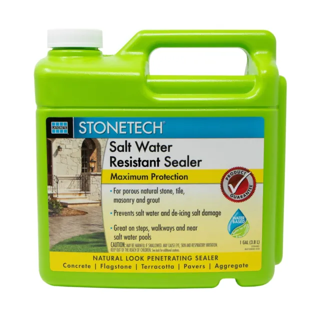 Sellador resistente al agua salada STONETECH, botella de 1 galón (3,8 L)