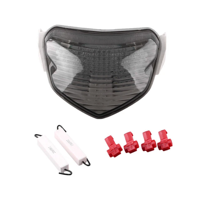 Frecce LED Freno Posteriore Luce di Correnza Smoke Moto per SUZUKI GSXR600 750 2004 2005