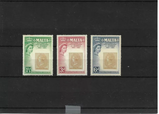 1960 Malta MH - Stamp Centenary