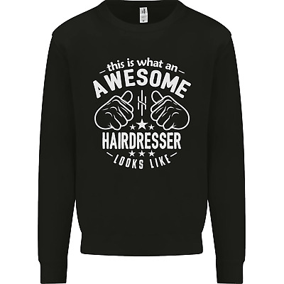 An Awesome Hairdresser Looks Like Mens Sweatshirt Jumper